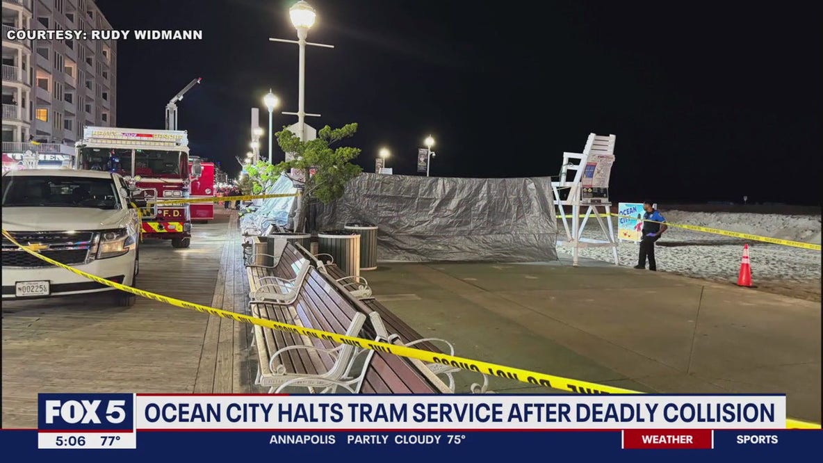 Ocean City halts tram service after tragic collision claims toddler's life